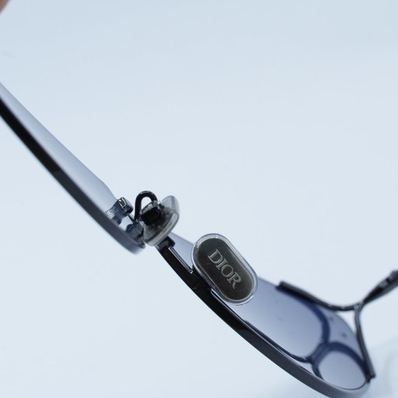 Dior MISSDIOR B1U H4B0 Sunglasses Gunmetal Cat Eye Frame, Blue Lenses - Picture 9 of 11